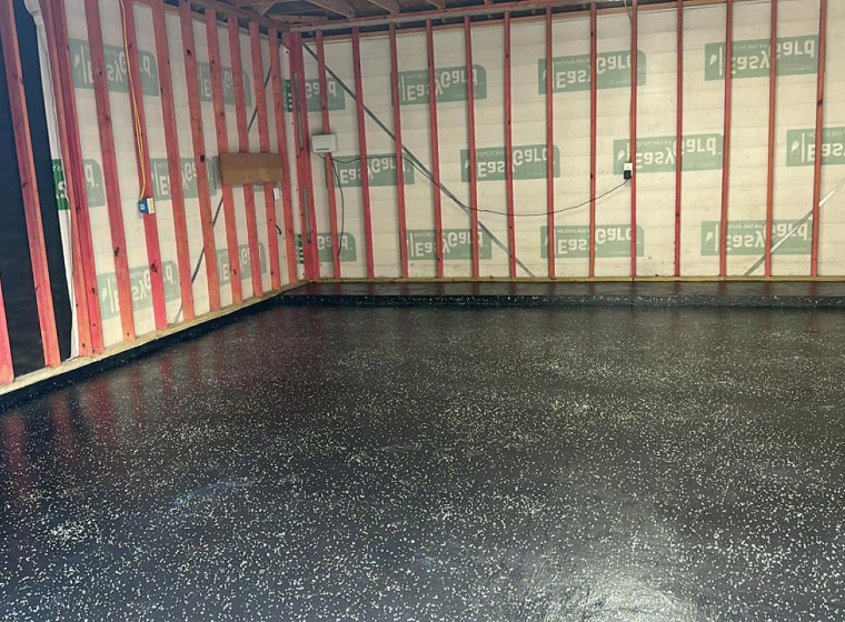 epoxy flooring newly installed houston tx
