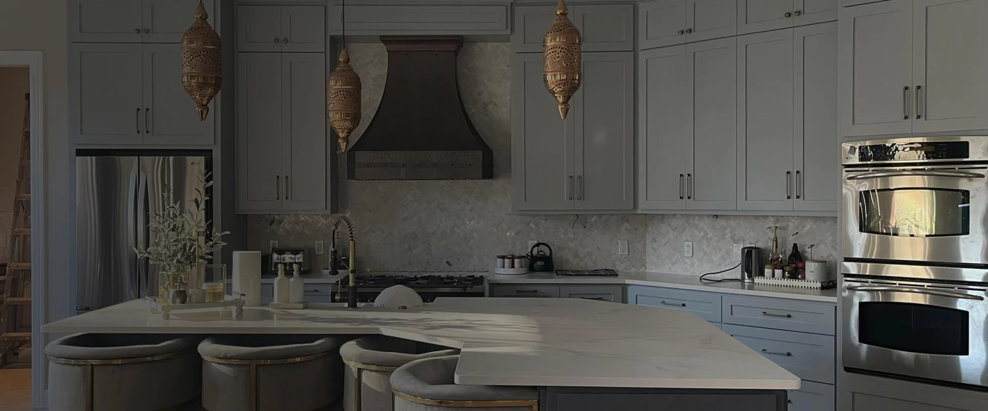 grey themed kitchen remodel houston tx